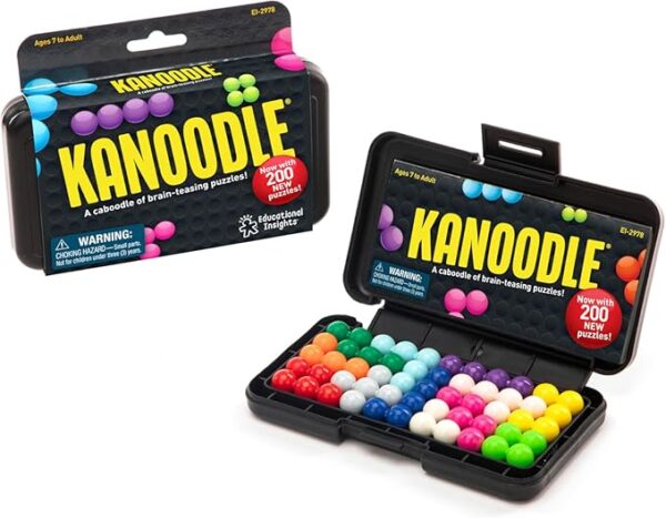 Educational Insights Kanoodle 3D Brain Teaser Puzzle Game, Featuring 200 Challenges, Easter Basket Stuffers for Kids, Gift for Ages 7+ - Image 2
