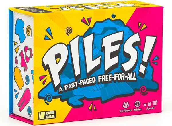 Piles â Card Games â Family Games â for Kids 8 and Up â for Adults â Family Game Night â Travel & Memory Game â Party Games â 10 Mins