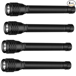 LED Pen Flashlights, Compact Mini 1200 Lumen Single Mode Pocket Flashlights for Inspection, Work, Emergency, 4 Pack