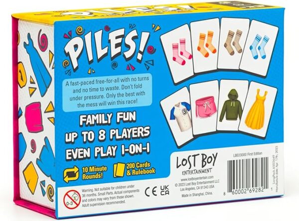 Piles â Card Games â Family Games â for Kids 8 and Up â for Adults â Family Game Night â Travel & Memory Game â Party Games â 10 Mins - Image 3