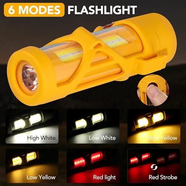 Zingoetrie Plasma Windproof Arc Lighter Electric Lighter LED Flashlight USB Type C Rechargeable Camping Torch for Emergency Survival Kits, Camping, Hiking, Outdoor Survival, Tactical Gear - Image 6