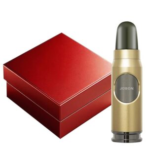 Navpeak Windproof Butane Torch Lighter - Refillable Jet Flame Lighter Bullet Shaped for Candles, Outdoor, Desserts, and Baking, BBQ & Emergency Survival Gear (Butane Not Included) (Champagne Gold)