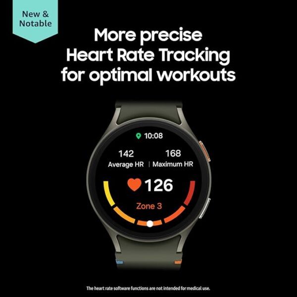 Samsung Galaxy Watch 7 40mm Bluetooth AI Smartwatch w/Energy Score, Wellness Tips, Heart Rate Tracking, Sleep Monitor, Fitness Tracker, 2024, Cream [US Version, 1Yr Manufacturer Warranty] - Image 4
