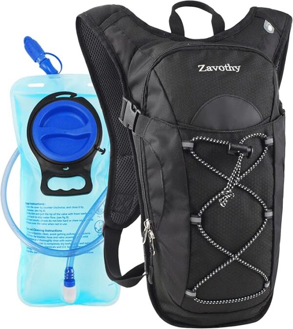 Zavothy Hydration Backpack with 2L Hydration Bladder Water Backpack for Hiking Hydration Pack for Running Cycling Hiking - Image 2