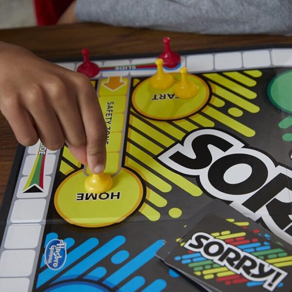 Sorry! Kids Board Game, Family Board Games for Kids and Adults, 2 to 4 Players, Family Games, Kids Games, Ages 6 and Up - Image 6