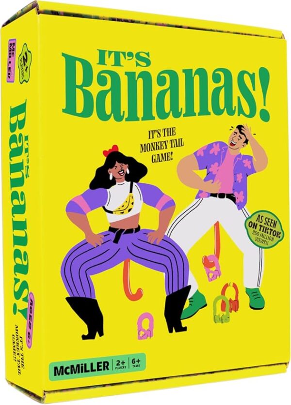 It's Bananas! The Monkey Tail Game - Funny, Fun Party & Family Board Game for Kids, Stocking Stuffer, Christmas, Thanksgiving, White Elephant, Girls Night, Birthday Gift, Gag, Novelty - Image 2