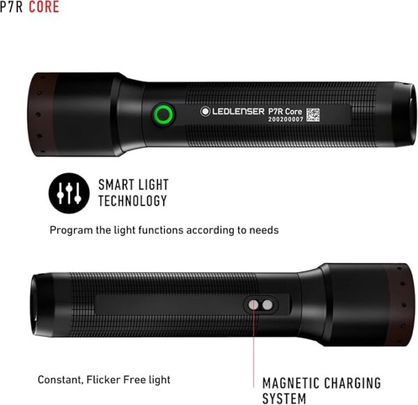 Ledlenser, P7R Core Rechargeable Flashlight, High Power LED, 1400 Lumens, Waterproof Light for Home, Camping, Tactical and Emergency Use - Image 6