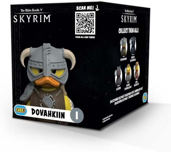 TUBBZ Boxed Edition Dovahkiin Collectible Vinyl Rubber Duck Figure - Official Skyrim Merchandise - Fantasy Video Games - Image 3