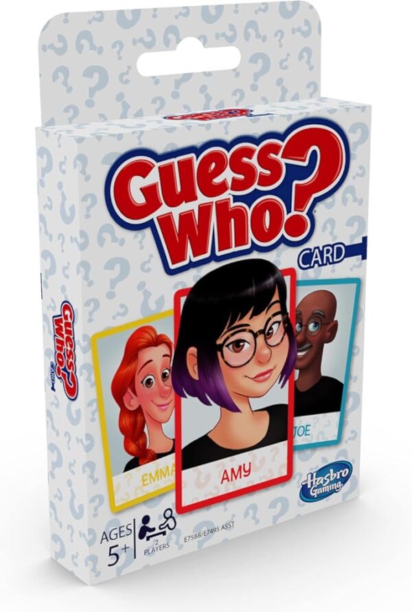 Hasbro Gaming Guess Who? Card Game for Kids Ages 5 and Up, 2 Player Guessing Game - Image 6