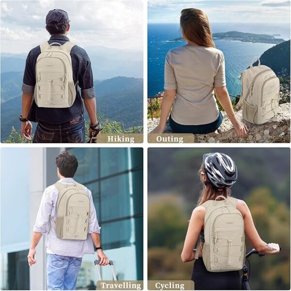 ZOMFELT Hiking Backpack for Women Men, 15L Packable Small Travel Backpack for Trip, Water Resistant Lightweight Backpacks - Image 6