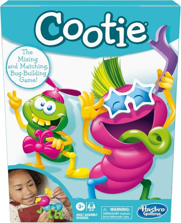 Hasbro Gaming Cootie Mixing and Matching Bug-Building Game | 2-4 Players | Easy Preschool Board Games | Back to School Gifts for Kids | Ages 3+ - Image 2