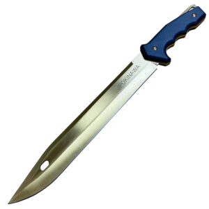 Golden 15.75" Fulltang Big Survival knife - Machete With Sheath, Stainless steel Blades sharp