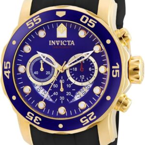 Invicta Men's 6983 Pro Diver Collection Chronograph Blue Dial Black Polyurethane Watch