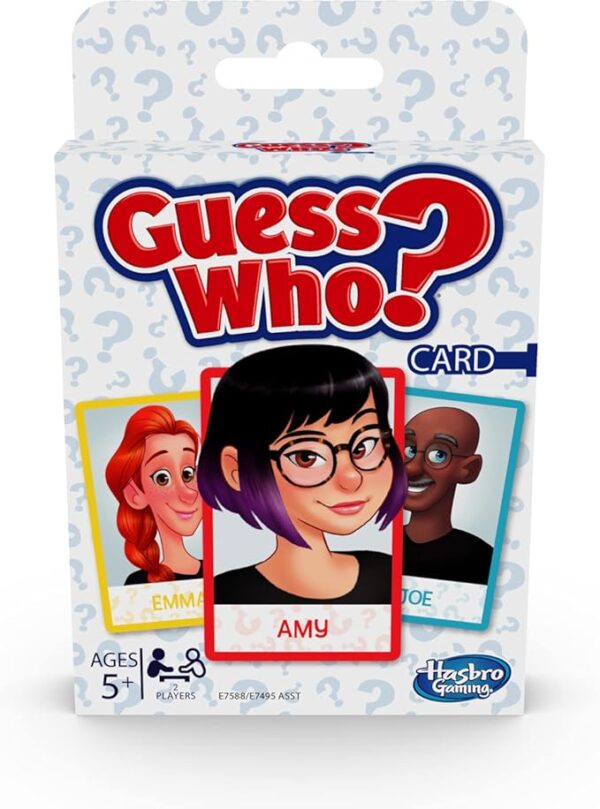 Hasbro Gaming Guess Who? Card Game for Kids Ages 5 and Up, 2 Player Guessing Game - Image 2
