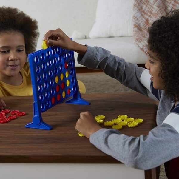 Hasbro Gaming Connect 4 Classic Grid,4 in a Row Game,Strategy Board Games for Kids,2 Player .for Family and Kids,Ages 6 and Up - Image 5