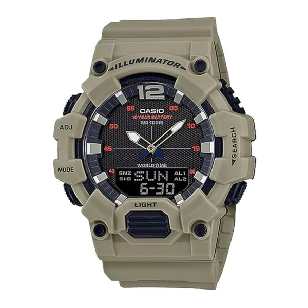 Casio Men's HDC-700-1AVCF Classic Analog-Digital Display Quartz Black Watch