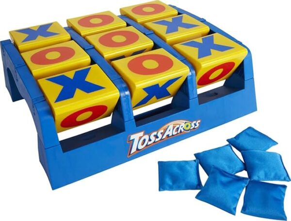 Mattel Games Toss Across Kids Outdoor Game, Bean Bag Throw for Camping & Family Nights, Get 3-in-a-Row for 2 to 4 Players - Image 4