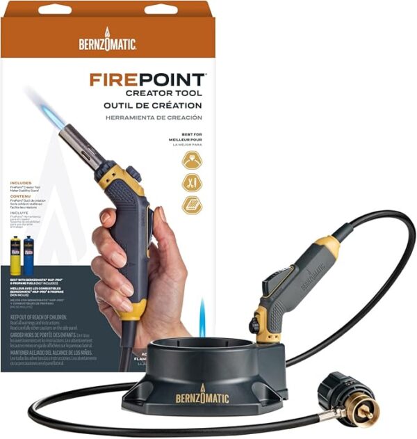 Bernzomatic FirePoint Creator Tool, Precision Flame Hand Torch for use with Bernzomatic MAP-Pro or Propane Fuel (Firepoint Tool) - Image 2