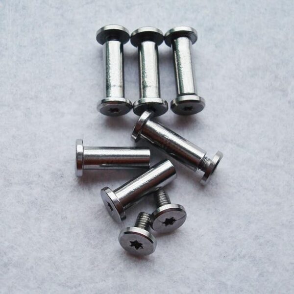 10 Sets/lot DIY Knife Handle Screw Flat-Head Plum Blossom Screw,Tactical Survival Knife Screw Stainless Steel EDC Knife Shaft Screws - Image 3