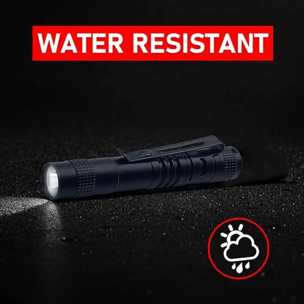 Mini LED Pen Light Flashlight, High Lumens Pocket Torch with Clip, Portable for Camping, Emergency, Inspection, Gifts for Dad and Husband,4-Pack - Image 5