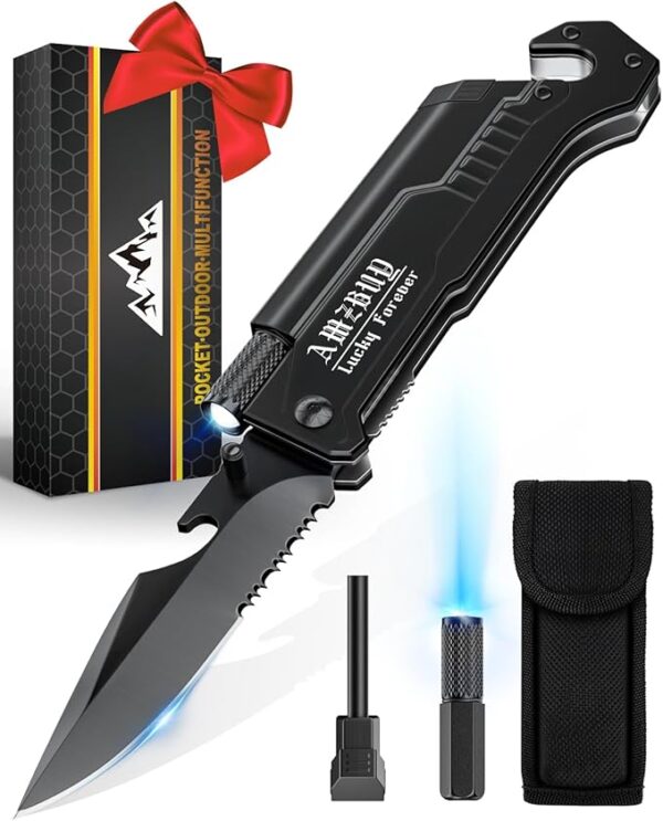 Stocking Stuffers for Men Dad Gifts 7-In-1 Multi Tool Camping Fishing Multitool Gadgets Birthday Christmas Gift for Women Adults Him Boyfriend Husband - Image 2