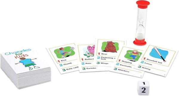 Pressman Charades for Kids Peggable - No Reading Required Family Game Multicolor ,5" - Image 5