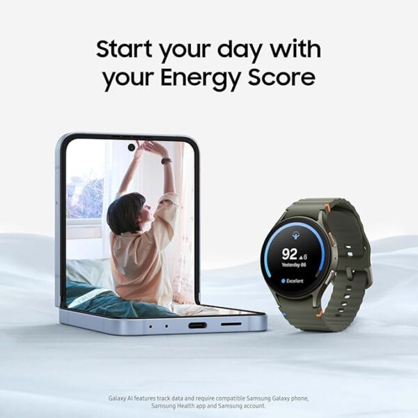 Samsung Galaxy Watch 7 40mm Bluetooth AI Smartwatch w/Energy Score, Wellness Tips, Heart Rate Tracking, Sleep Monitor, Fitness Tracker, 2024, Cream [US Version, 1Yr Manufacturer Warranty] - Image 6