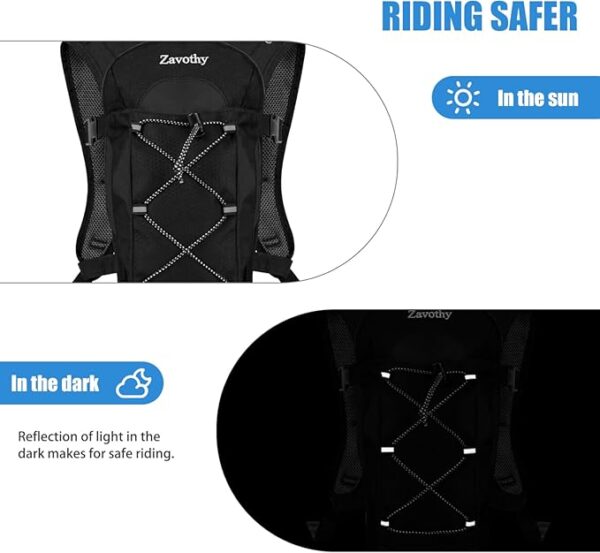 Zavothy Hydration Backpack with 2L Hydration Bladder Water Backpack for Hiking Hydration Pack for Running Cycling Hiking - Image 6