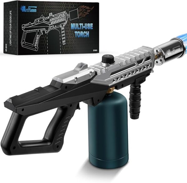 Powerful Grill Torch Gun | Propane Torch Gun, Adjustable Flamethrower | Blowtorch for BBQ, Camping, Charcoal Lighter & Fire Starter, 800,000BTU - Image 2