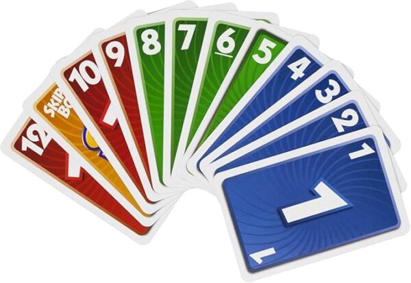 Mattel Games, Skip-BO Card Games for Ages +7, Card sequencying Family Game from UNO Creators, 52370, Display - Image 6