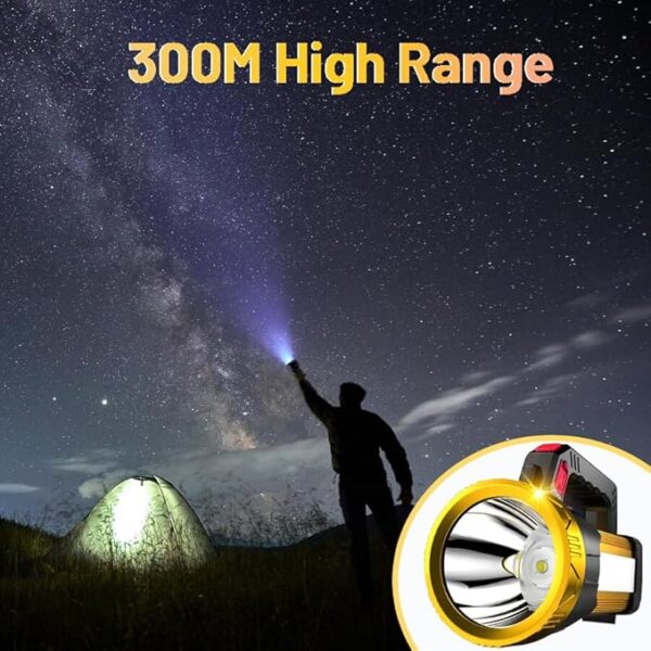 Rechargeable LED Flashlight,4 Light Modes Handheld Spotlight with USB Output,Super Bright Flash Light for Emergency,Outdoor Hiking,Camping - Image 5
