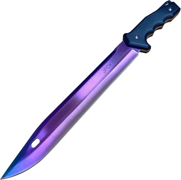 FADE 15.75" Fulltang Big Survival knife - Machete With Sheath, Stainless steel Blades sharp - Image 2
