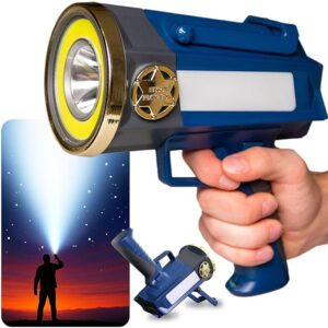 Star Patrolâ¢ Mega-Bright Rechargeable Spotlight â AS-SEEN-ON-TV Ultra-Powerful LED, USB Power Bank, 6 Modes, Lightweight & Waterproof â for Emergencies, Camping, Hunting, Power Outages