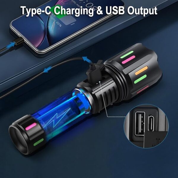 Rechargeable Flashlights for Home Camping Emergency - Image 6