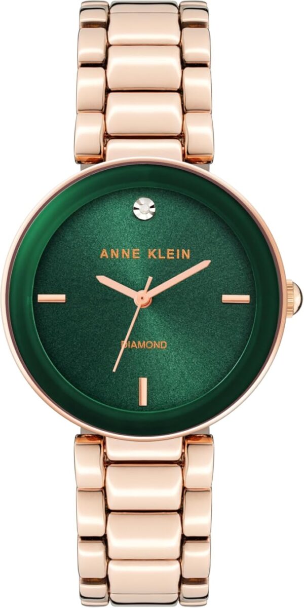 Anne Klein Women's Genuine Diamond Dial Bracelet Watch - Image 2