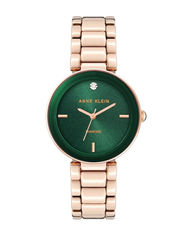 Anne Klein Women's Genuine Diamond Dial Bracelet Watch