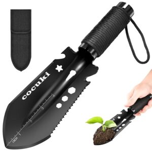 Backpacking Hiking Trowel, Garden Knife, Ultralight Small Camping Shovel, Multitool Compact Portable Small Shovel with Carrying Pouch,for Digging, Gardening, Outdoor Camping, Survival