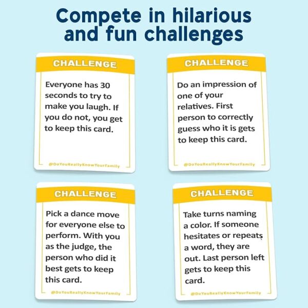 Do You Really Know Your Family? A Fun Family Game Filled with Conversation Starters and Challenges - Great for Kids, Teens and Adults - Image 4