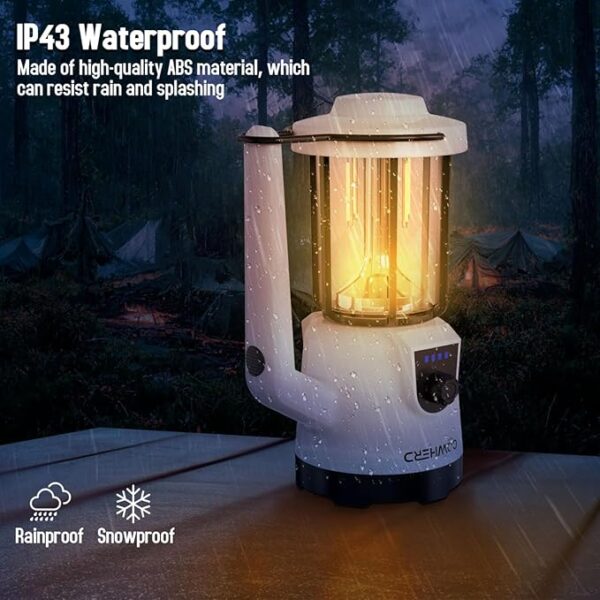 2-Pack Rechargeable LED Flashlight - 1200LM Super Bright, Spotlight & Lantern Modes, Waterproof, Power Bank, for Power Outages, Camping, Hiking, and Emergency Kits (8-Hour Runtime) - Image 5