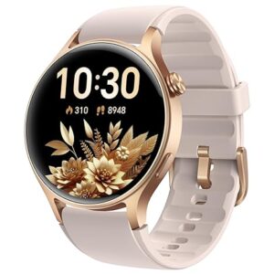 aeac Smart Watch for Women, AMOLED Ultra-Clear Screen Activity Trackers with Heart Rate/Sleep/SpO2 Monitor, Smartwatch for iPhone/Samsung/Android, 110+ Sport Modes Waterproof Fitness Reloj Inteligente