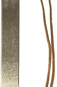 Old Timer HS1 Honesteel with Steel Construction and Brown Leather Sheath for Blades, Knives and Tools for Outdoor, Survival, Hunting and Camping