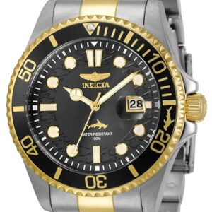 Invicta Men's Pro Diver Quartz Watch with Stainless Steel Strap, Two Tone, 22 (Model: 30023)