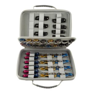 Pocket Knife Display Case,Knife Case,Knife Storage,62 Slots Folding Knife Holder Organizer,Butterfly Pocket Knife Carrier,Knives Collection Protector For Survival Tactical Outdoor EDC Mini Knife