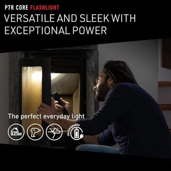 Ledlenser, P7R Core Rechargeable Flashlight, High Power LED, 1400 Lumens, Waterproof Light for Home, Camping, Tactical and Emergency Use - Image 3
