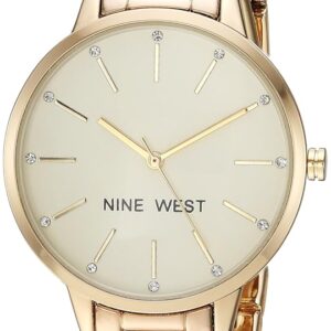 Nine West Women's Floral Dial Bracelet Watch