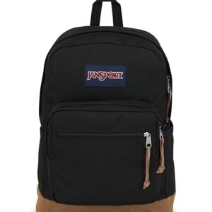 JanSport Right Pack Backpack - Durable Daypack with Padded 15" Laptop Sleeve, Spacious Main Compartment & Integrated Water Bottle Pocket - Black