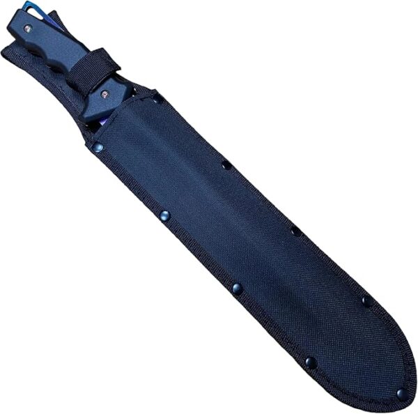 FADE 15.75" Fulltang Big Survival knife - Machete With Sheath, Stainless steel Blades sharp - Image 4