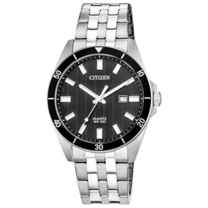 Citizen Quartz Mens Watch, Stainless Steel, Classic, Silver-Tone (Model: BI5050-54E)