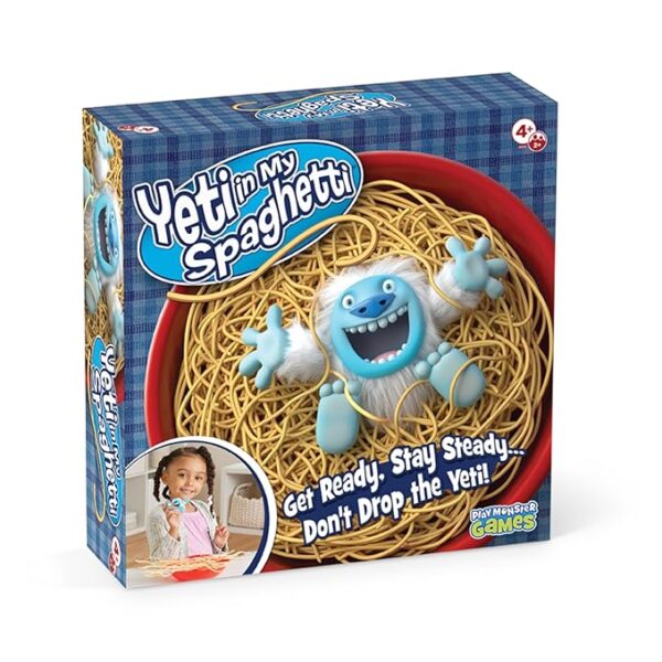 Yeti in My Spaghetti Board Game â Kids Games, Family Game, Multi-Player, Board Games for Family Night, Preschool Toys, Hand-Eye-Coordination Game, Donât Drop Yeti, Ages 4+