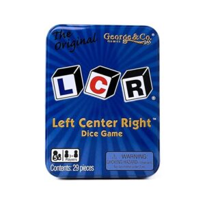 LCRÂ® Left Center Rightâ¢ Dice Game - Blue Tin